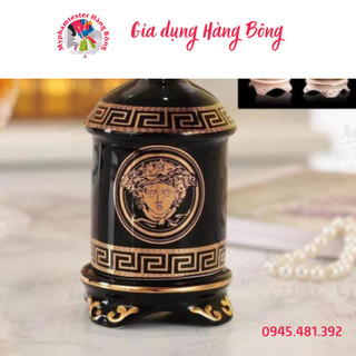 Lọ đựng tăm, Hũ đựng tăm VERSACE Trắng, Đen