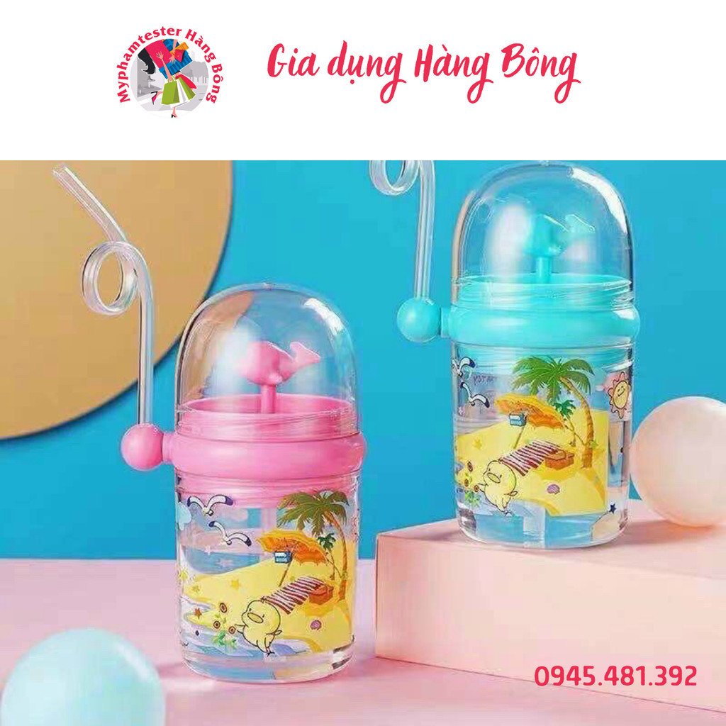 Bình đựng nước uống cá heo 250ml cho bé