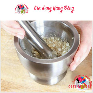 Cối 2 lớp 304 inoc 100%hàng dầy cao cấp 2 cỡ