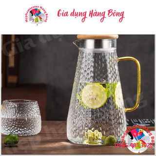 (HÀNG ĐẸP) Bình nước thuỷ tinh dung tích 1600ml