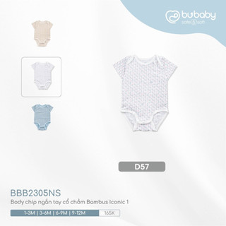 Bu - body chip ngắn tay cổ chồm bambus iconic 1 - bamboo - d57 - bb13a