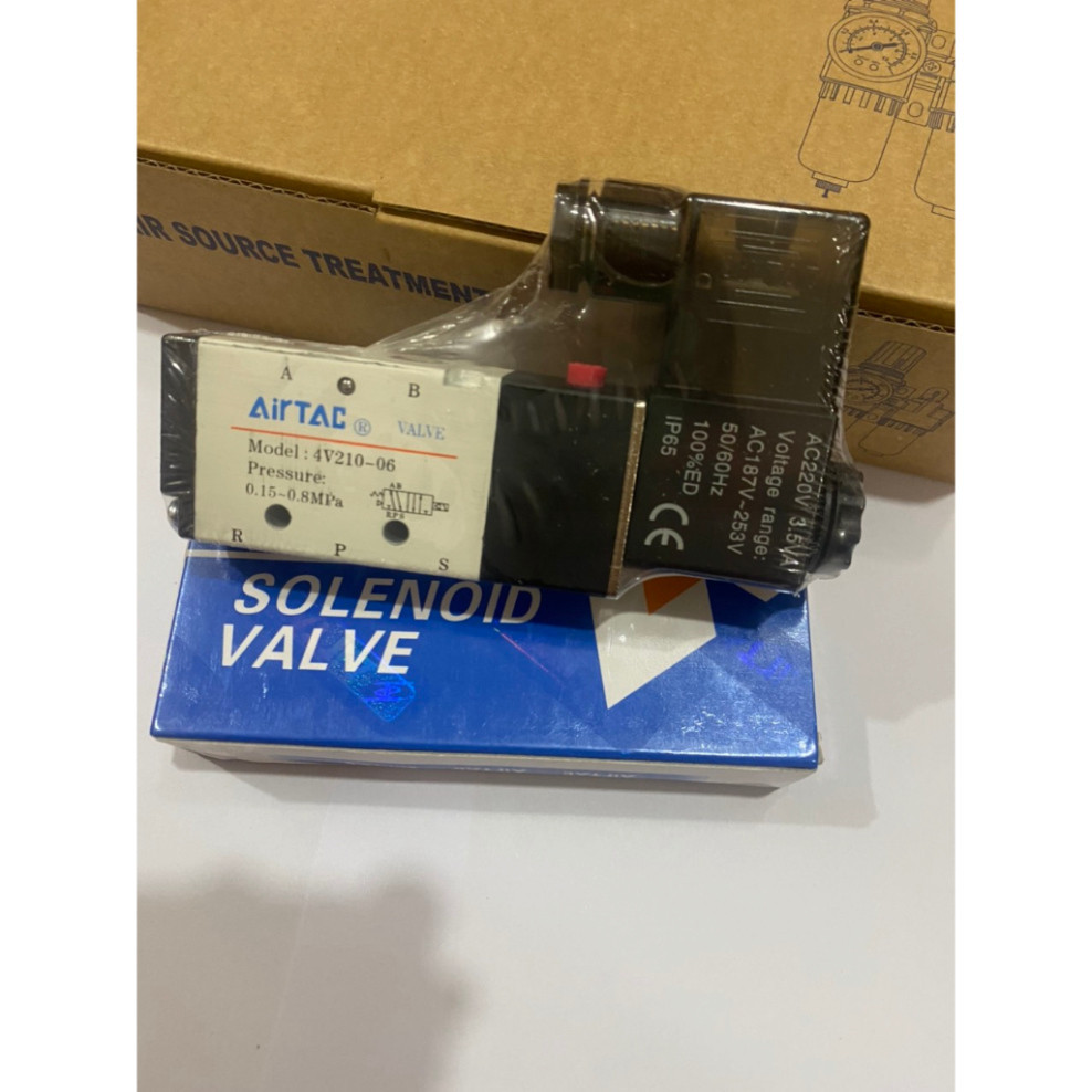 Van điện từ chính hàng 4v210-06 REN 9.6