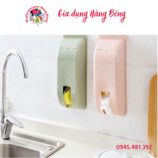 Hộp đựng gọn túi nilon dán tường