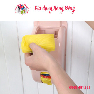 Hộp đựng gọn túi nilon dán tường