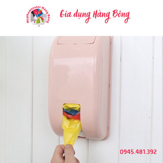 Hộp đựng gọn túi nilon dán tường