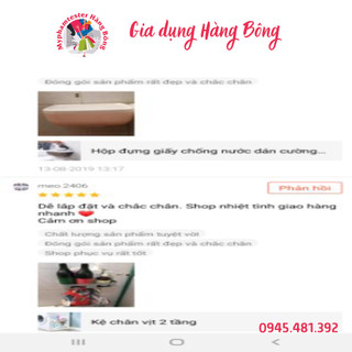 Kệ chân vịt dán cường lực siêu chắc