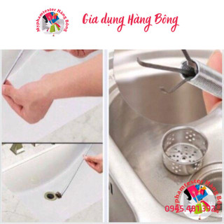 Dây inox gắp rác thông cống