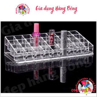 Khay đựng son môi meka trong suốt 24 ô hàng đẹp
