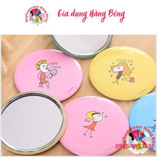 (SIÊU RẺ) Gương tròn mini bỏ túi cầm tay cho bạn gái
