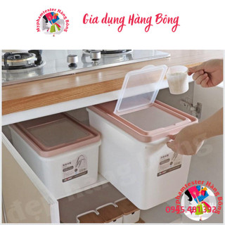 Thùng gạo nắp mở 10kg, 15kg mã 3511, 3512