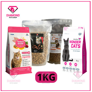 (1KG,3kg, 5kg) Thức ăn hạt cho mèo mọi lứa tuổi Hàn Quốc (Catsrang, CatsEye, Wonder cats, Today) hàng chiết