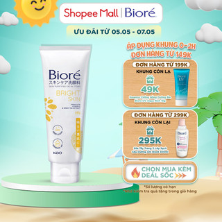 Sữa Rửa Mặt Thanh Lọc Da - Sáng Da Biore 100g