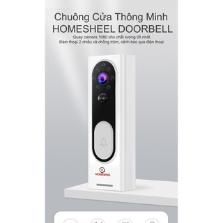 Chuông cửa Camera Smart Homesheel Doorbell M13 - Hàng chính hãng
