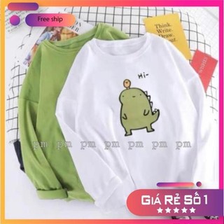 [Freeship]Áo khủng long Hi tay dài