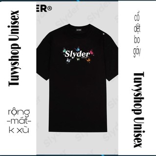 Áo thun tay lỡ unisex forrm rộng🔥FREESHIP🔥áo cotton mát  Slyder Butterfly T-shirt - Áo Thun Streetwear