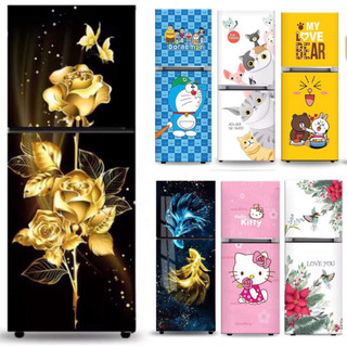Decal dán lên tủ lạnh - máy giặt chống nước, sẵn keo, Siêu Đẹp