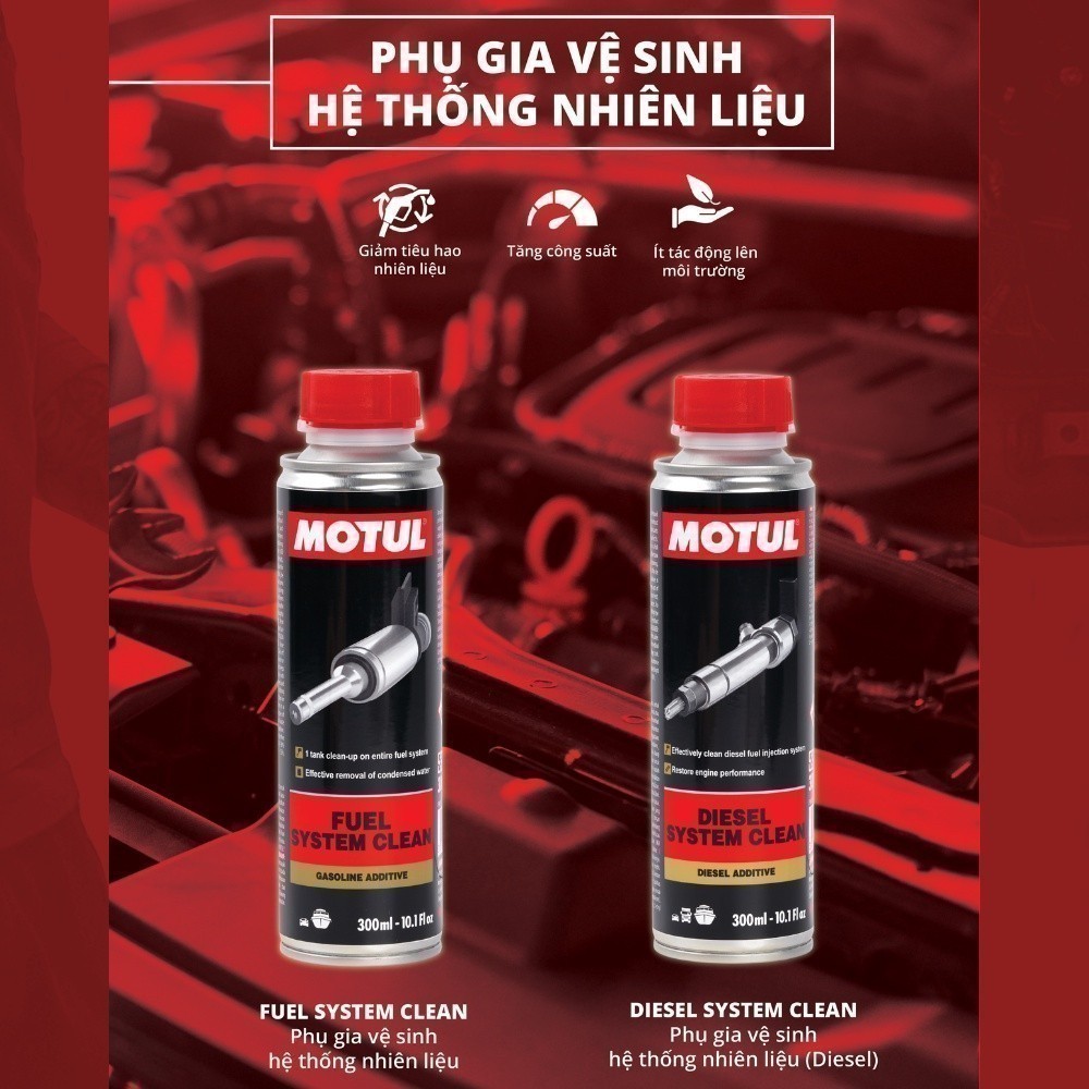 Phụ gia vệ sinh hệ thống nhiên liệu xe ô tô XĂNG - FUEL SYSTEM CLEAN AUTO 300ml