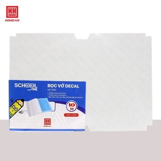 [COMBO 3/1] Bọc sách, bọc vở decal Hồng Hà (tâp 10 chiếc) - 3560/3561