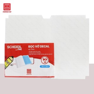 [COMBO 3/1] Bọc sách, bọc vở decal Hồng Hà (tâp 10 chiếc) - 3560/3561