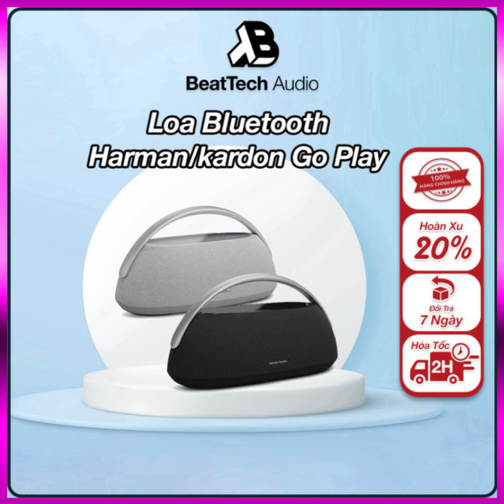 Loa Bluetooth Harman Kardon Go Play 3 Mẫu 2023 Hàng Chính Hãng PGI Bảo Hành 12 Tháng Trên Toàn Quốc - sale hết cỡ