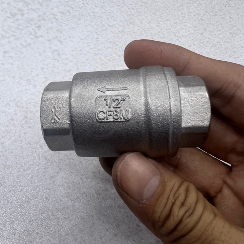 Van 1 chiều lò xo inox 304 - van nước 1 chiều - van 1 chiều hơi khí nén