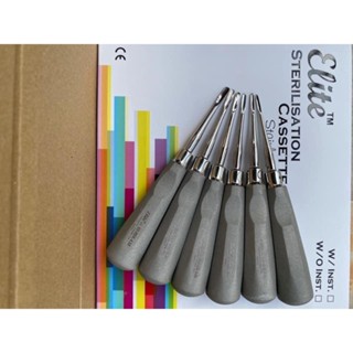 Nạy nhổ răng Elite singapore mảnh cán nhám chất lượng chuyên dùng trong nha khoa