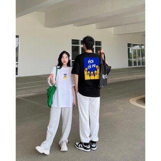 Áo thun PÍCH CÀ PU Basic Tee phông nam nữ tay lỡ AP