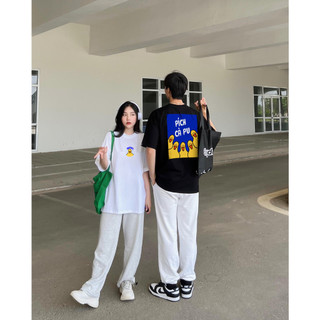 Áo thun PÍCH CÀ PU Basic Tee phông nam nữ tay lỡ NA