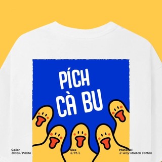 Áo thun PÍCH CÀ PU Basic Tee phông nam nữ tay lỡ TA
