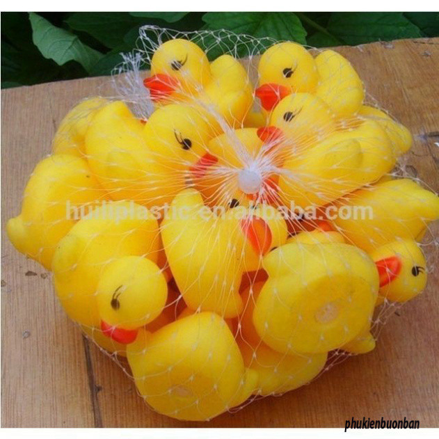 Túi 20 vịt con bóp kêu thả chậu tắm cho bé