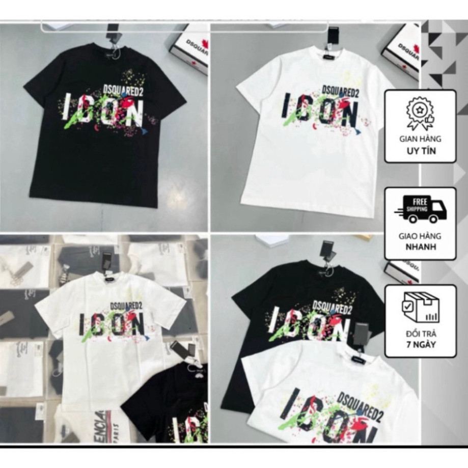 ÁO phông DSQ icon vảy sơn, DSQ lá phong, DSQ hình kiếm sĩ, DSQ cây dừa, Áo thun DSQ vảy sơn nam nữ c