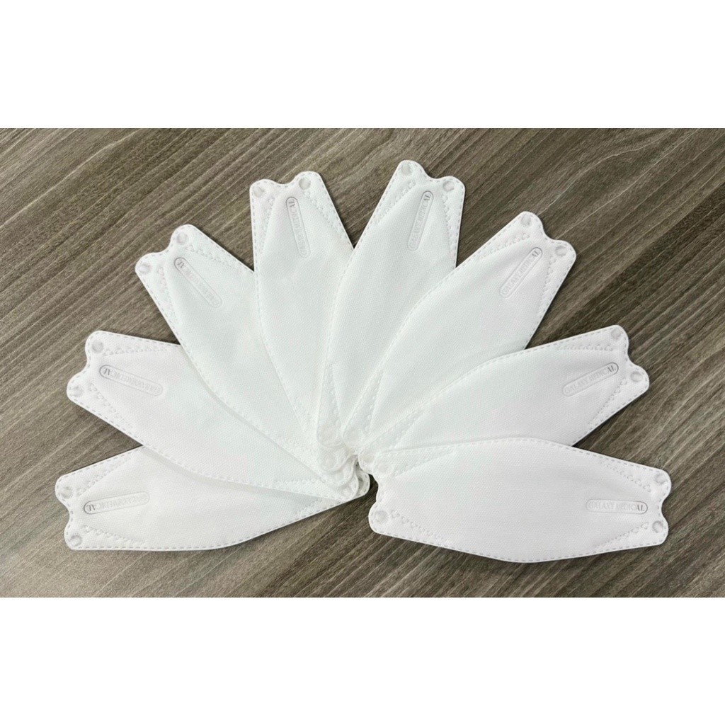 Khẩu trang y tế 4 lớp Galaxy Medical KF94 (10 cái), facemask 4D Lens Optic/1 bich 10cai