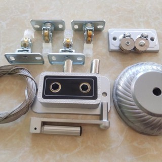 Bộ linh kiện + Củ quay Sankaku, 999B, KS950, Q6, Q7 giàn phơi thông minh Hòa Phát Star kèm tắc kê, vít sắt