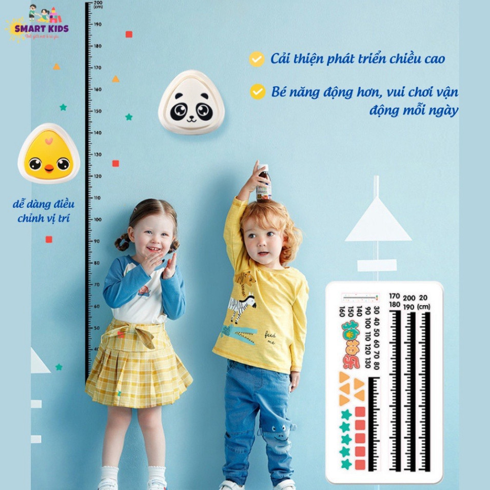 Bộ chuông chạm nhảy tăng chiều cao cho bé Happy Clapping 3y - Tặng kèm pin, thước
