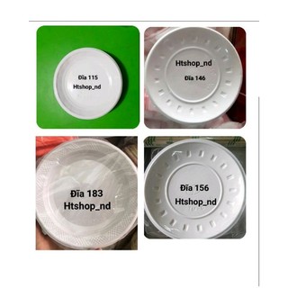 1 tập 50 cái đĩa nhựa dùng một lần