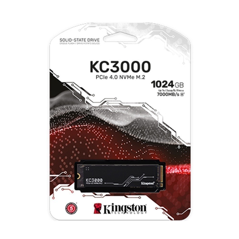 Ổ cứng SSD Kingston KC3000 1TB M.2 PCIe Gen4 x4 NVMe SKC3000S/1024G