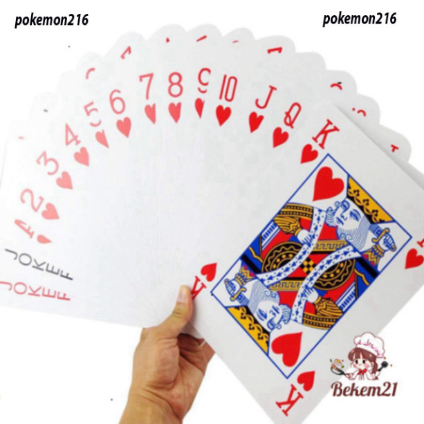 Bộ Bài Khổng lồ bài Tây Bài Poker kích thước lớn loại to | bekem21