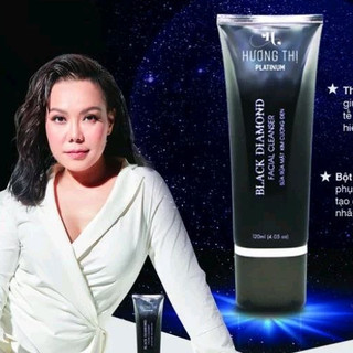 Sữa Rửa Mặt Kim Cương Đen Hương Thị Thải Độc Da 120ml