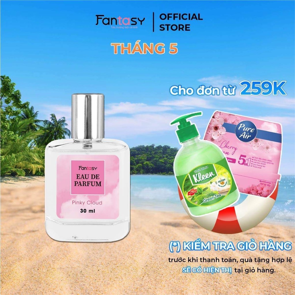 Nước hoa nữ cho học sinh, sinh viên Fantasy ngọt ngào - Pinky Cloud 30ml