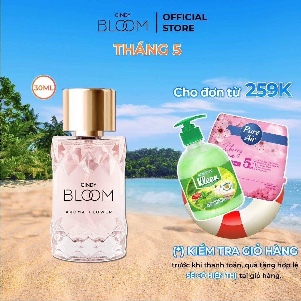 Nước hoa nữ Cindy Bloom Aroma Flower hương ngọt ngào nữ tính 30ml