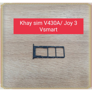 Khay sim vsmart  v430A - joy 3  ( zin tháo máy xước nhẹ) dùng để thay thế mới