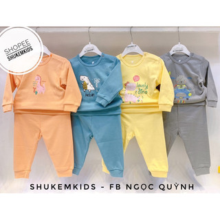 Lullaby Bộ dài tay vai thu đông cotton cho bé