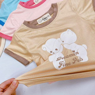 Peekapoo Mimonri Bộ cộc thun lạnh mềm mát hè cho bé trai gái
