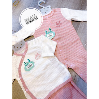Little love Bộ cài chéo, body sơ sinh cho bé trai gái