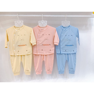 Bộ sơ sinh goodmama sợi tre mềm cho bé ( Size 0-6 tháng)