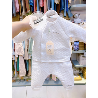 Bộ sơ sinh goodmama sợi tre mềm cho bé ( Size 0-6 tháng)