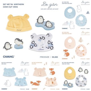 Chaang - Phụ kiện sơ sinh mũ, bao tay chân mềm mại cho bé