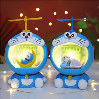 Đèn Ngủ Doraemon Có Chong Chóng Decor Trang Trí Phòng Ngủ, Phòng Học, Thích Hợp Làm Quà