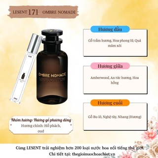 Nước hoa chiết Authentic LV Ombre Nomade 10ml