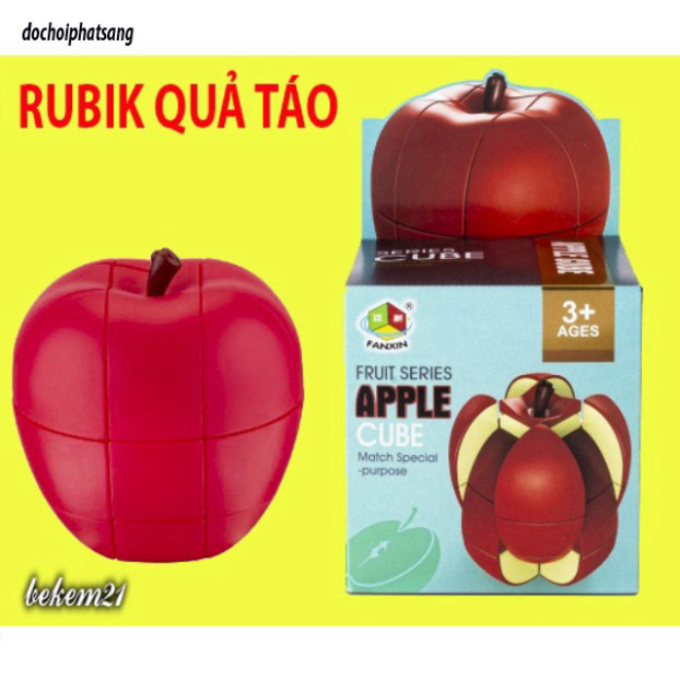 (SIÊU BIẾN THỂ) Rubik hình quả táo FanXin Apple Cube rubik hoa quả Rubik 3x3 biến thể cao cấp